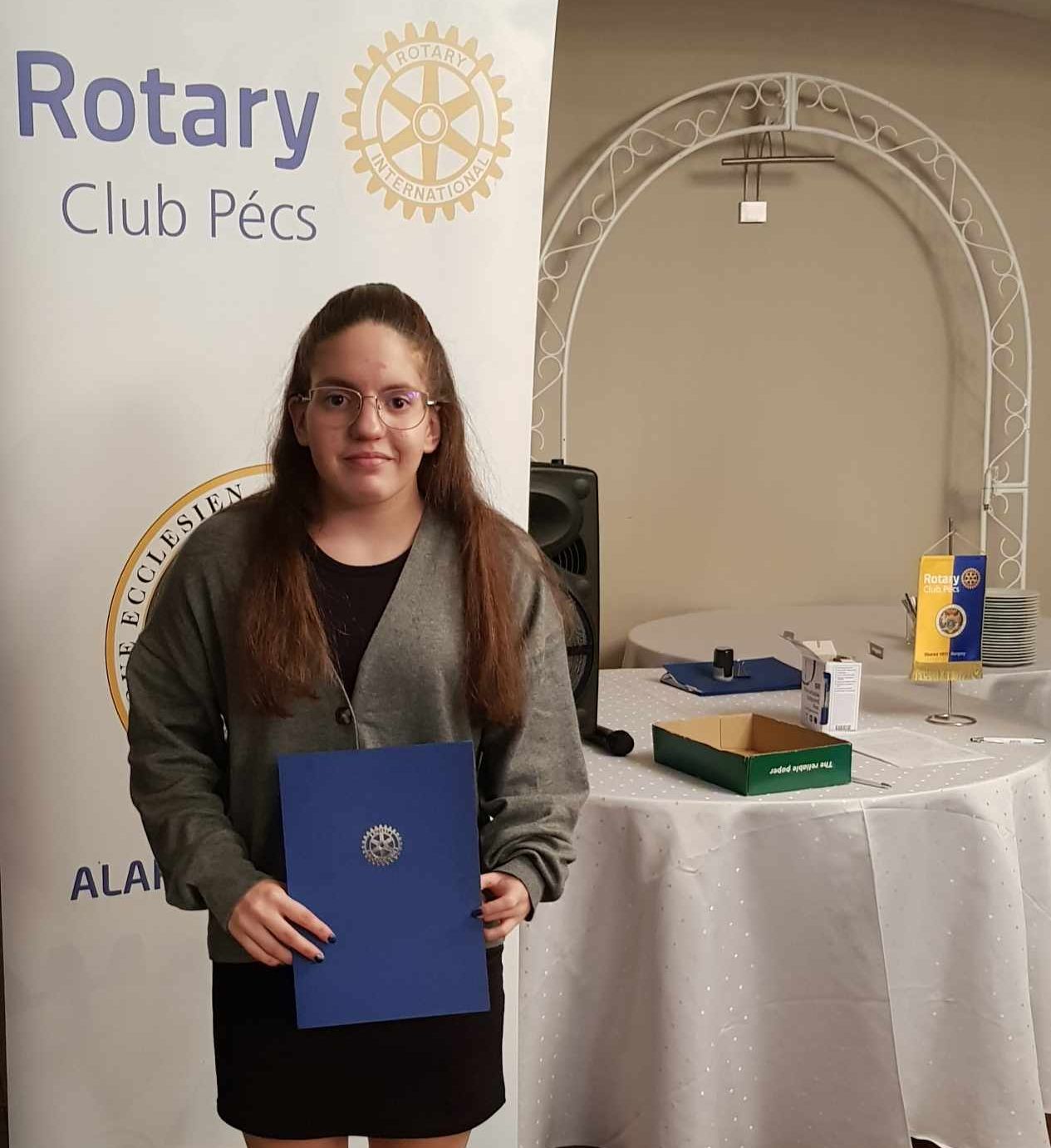 Siker a Rotary Club pályázatán