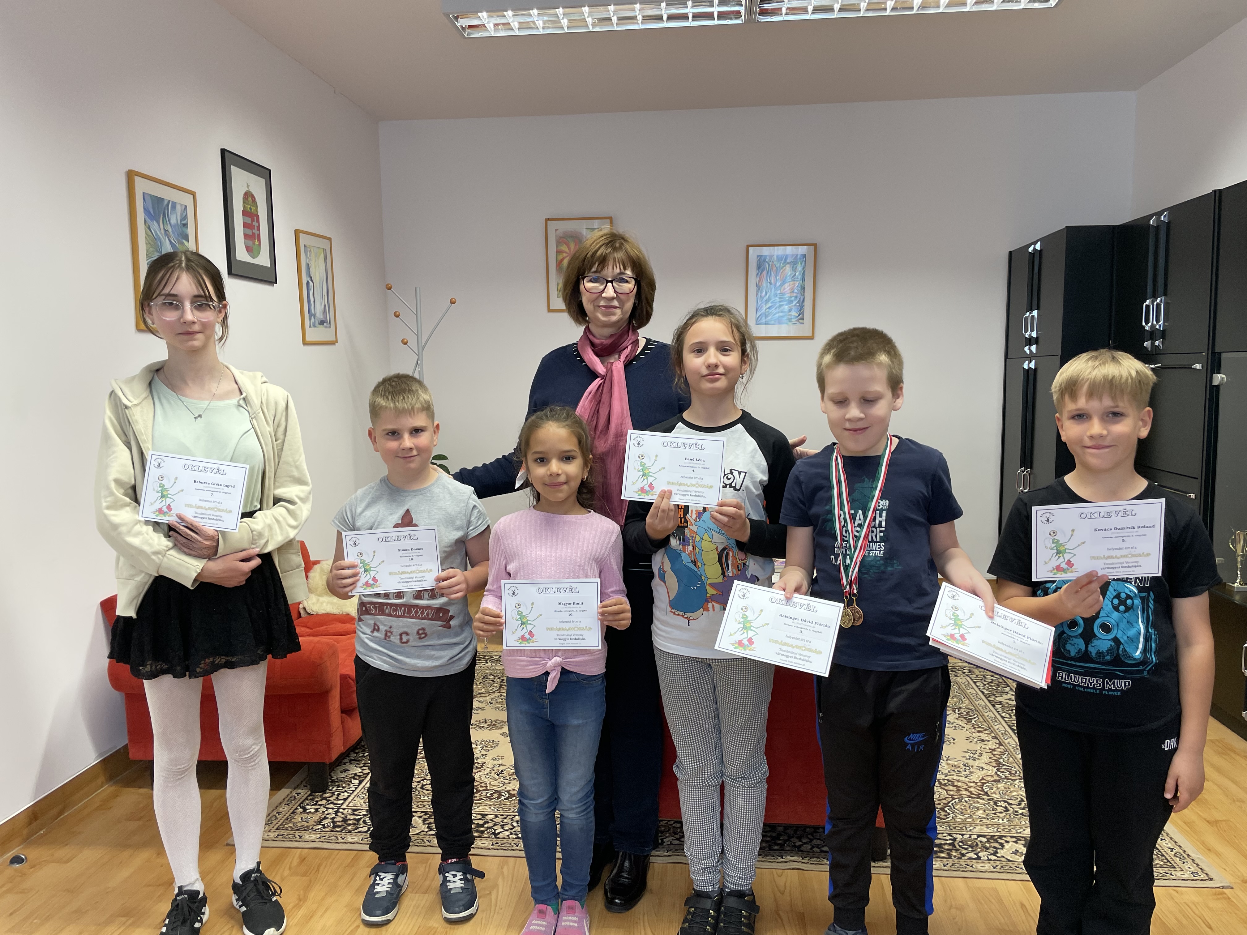 Áprilisi versenyeredmények